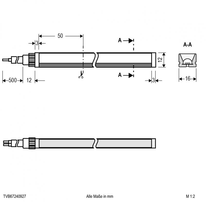 EVN Neon-Flex LED-Strip, IP67, konfektionierbar STVB67240927