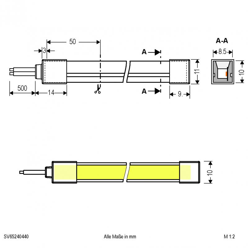 EVN Neon-Flex LED-Strip, IP65, konfektionierbar SV65240440
