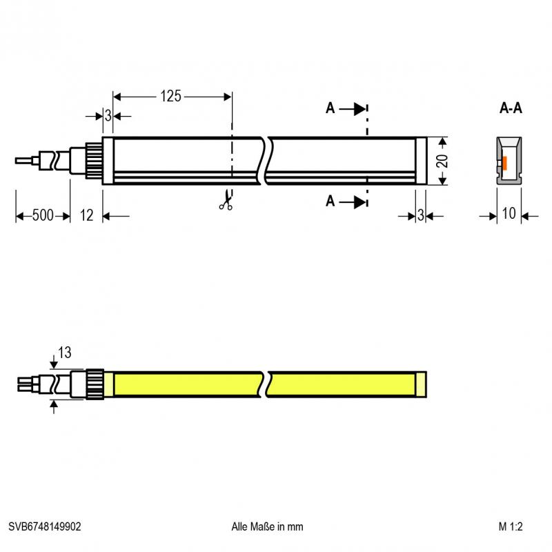 EVN Neon-Flex LED-Strip, IP67, konfektionierbar SVB6748149902