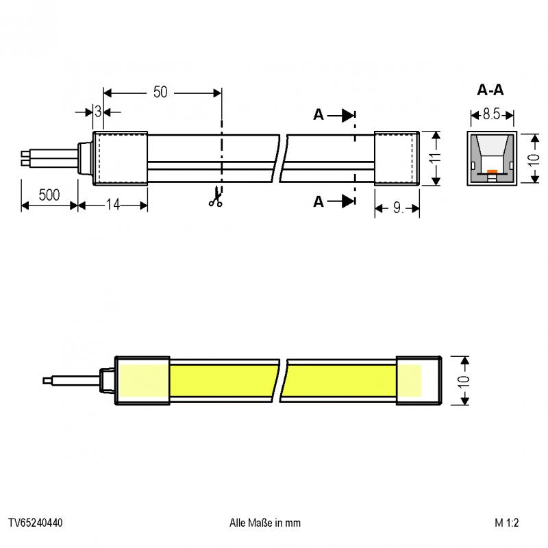EVN Neon-Flex LED-Strip, IP65, konfektionierbar TV65240940