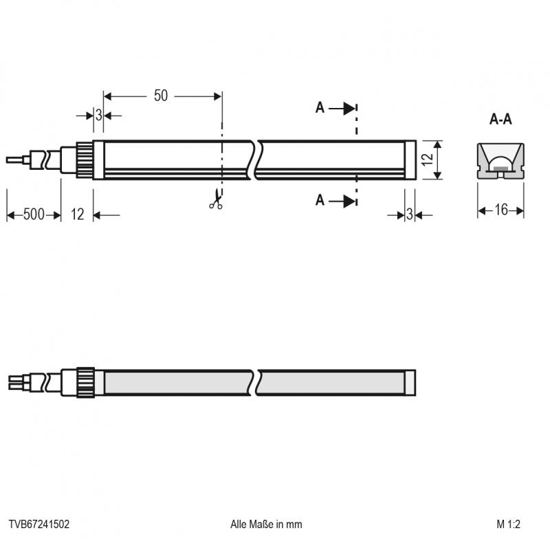 EVN Neon-Flex LED-Strip, IP67, konfektionierbar TVB67241502