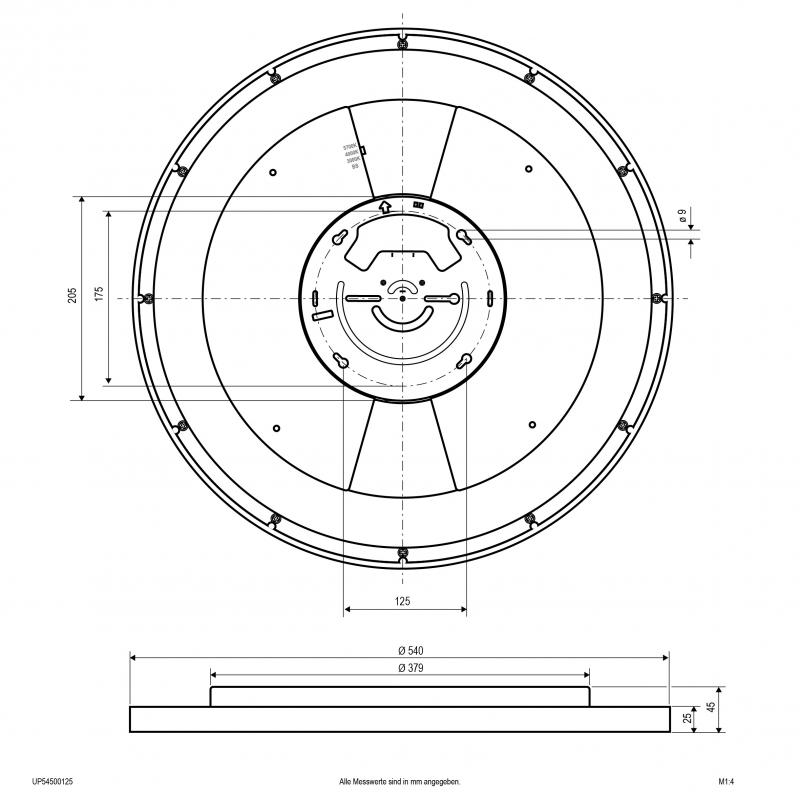 EVN LED Anbauleuchte mit einstellbarer Farbtemperatur UP54500125