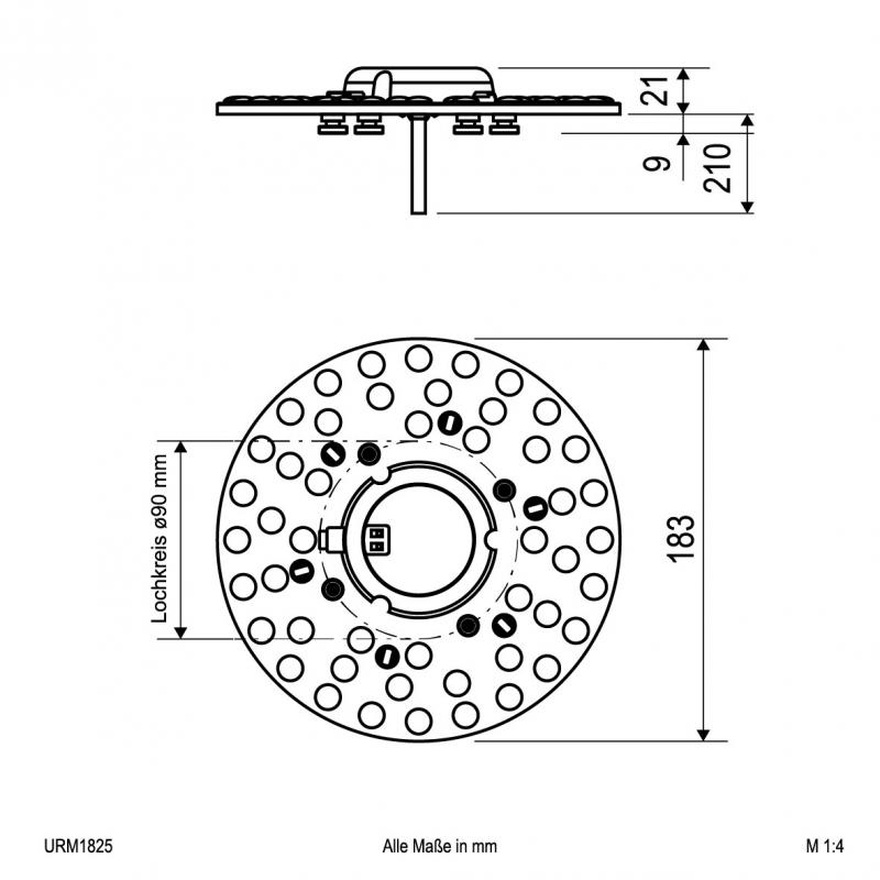 EVN LED-Modul mit magnetischer Befestigung URM1825