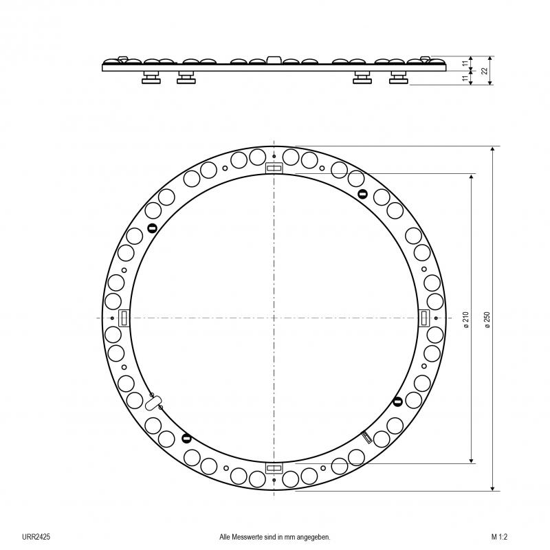 EVN LED-Ring mit magnetischer Befestigung URR2425