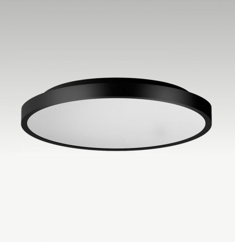 EVN UUT800925 DROP PRO LED-Deckenleuchte 800 mm 81 W Downlight + 10 W Uplight 3000/4000 K Schwarz dimmbar