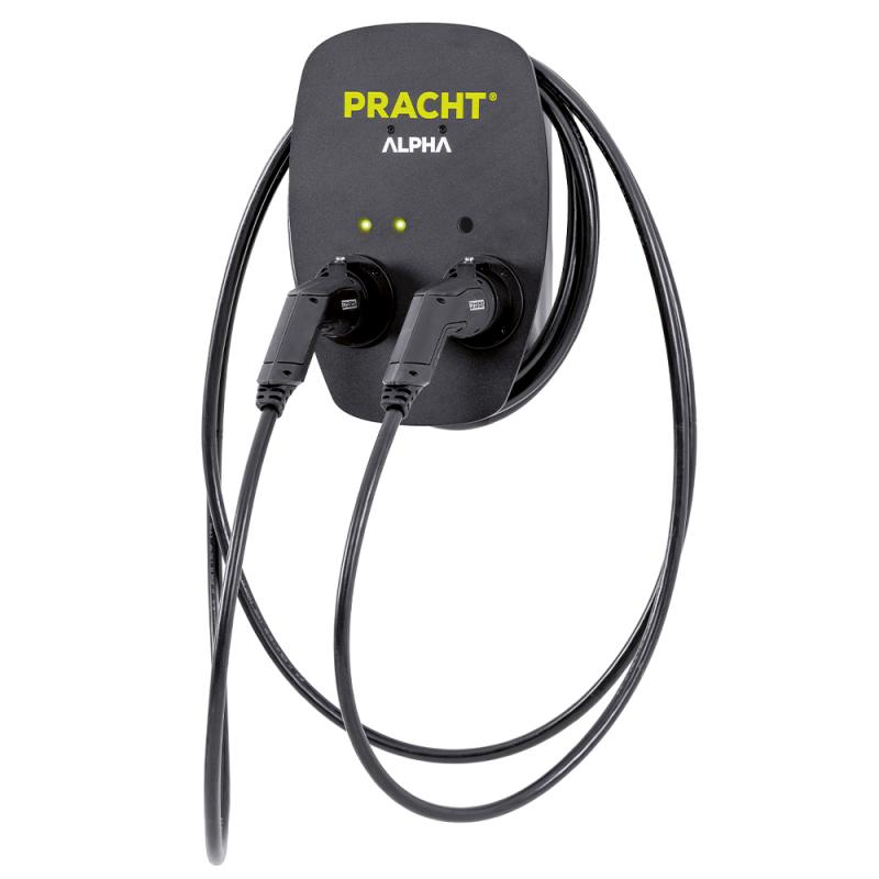 PRACHT ALPHA XT NRG1002 Wallbox 2x Typ 2 11 kW 5,5 m RFID RS485