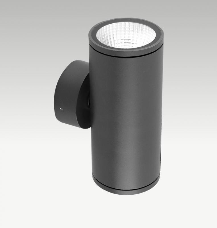 EVN W65271602 FIRO LED-Wandleuchte 2-flammig 30 W 3000 K 2700 lm Anthrazit IP65 RAL7016