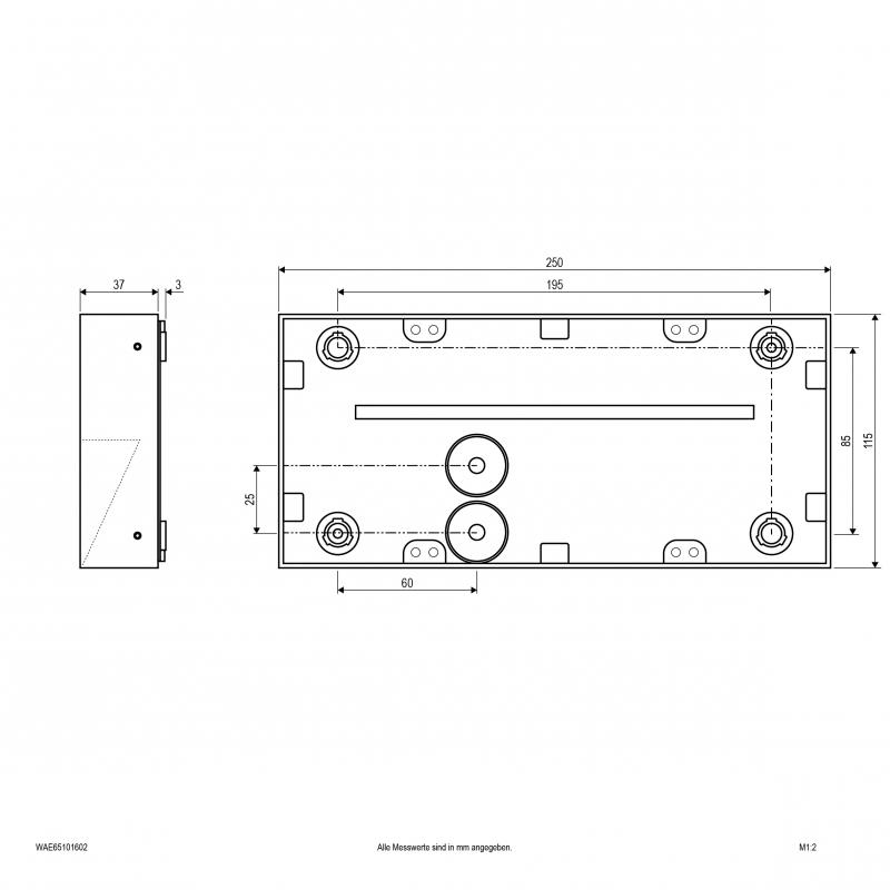 EVN LED Wandanbauleuchte, IP65 WAE65101602