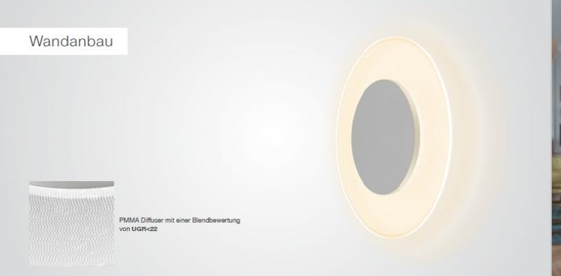 EVN WAR20181440 WAR2 LED Wandanbauleuchte 18W 4000K Silber IP20