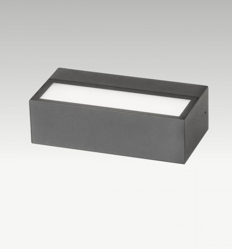EVN WAUD65101525 EFFECTO LED Wandleuchte 10 W 3000 K 4000 K 5700 K anthrazit RAL 7016 IP65