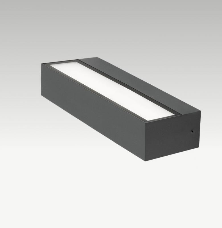 EVN WAUD65151525 EFFECTO LED Wandleuchte 15 W dimmbar 3000 K 4000 K 5700 K anthrazit IP65