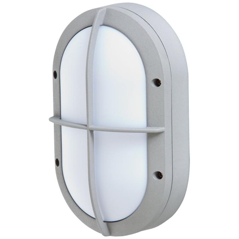 EVN LED Außenwand Lampe grau IP54 12W 3000K mit Stoßschutz