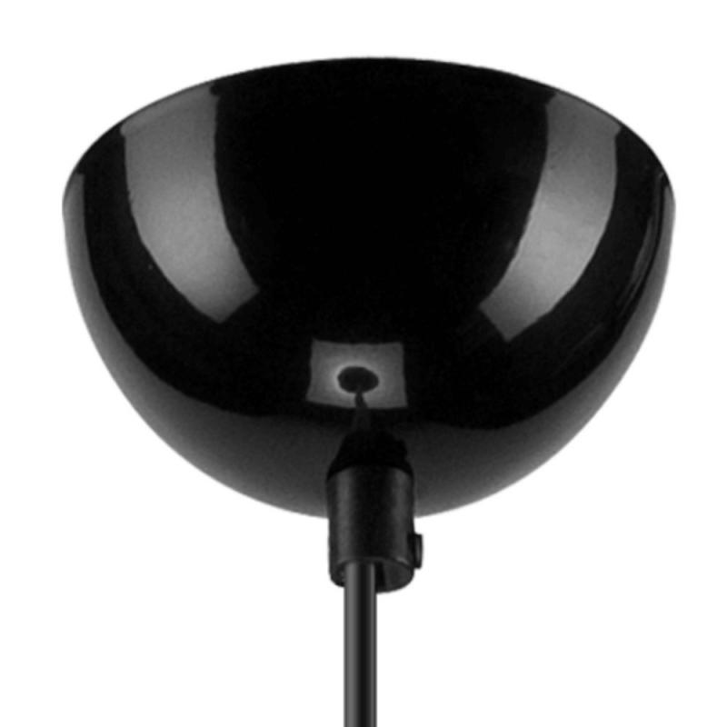 Bioledex Pendelleuchte im Retro-Stil schwarz Metall