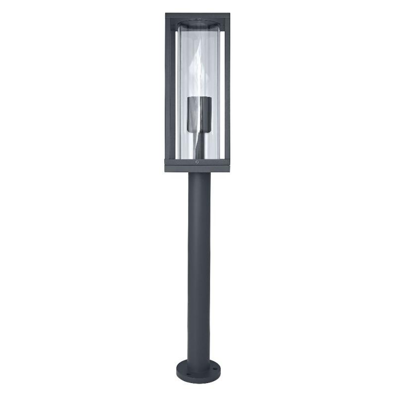 Laternenförmige Wegeleuchte FRAME 60cm hoch Anthrazit klares Glas von Osram