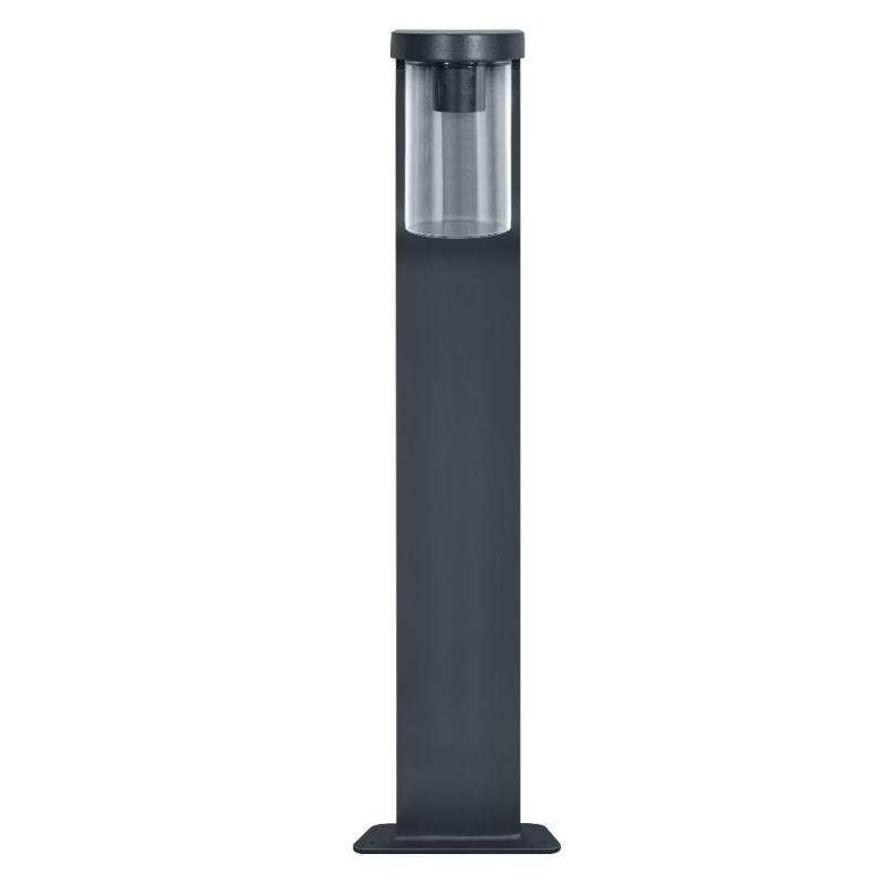 80cm Osram Wegeleuchte modern stilvoll hoch Aluminium Anthrazit klarer Glaszylinder von LEDVANCE