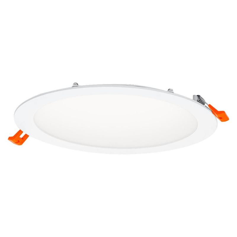 OSRAM LED Downlight ultra slim ø22,5cm weiß 4000K neutralweißes Licht - flaches Design, IP20, einfache Montage für Wohnräume und Küchen