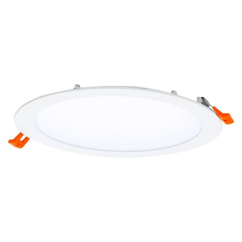 OSRAM LED Downlight ultra slim ø22,5cm weiß kaltweißes Arbeitslicht - flaches Design, IP20, einfache Montage für Arbeitsräume und Küchen