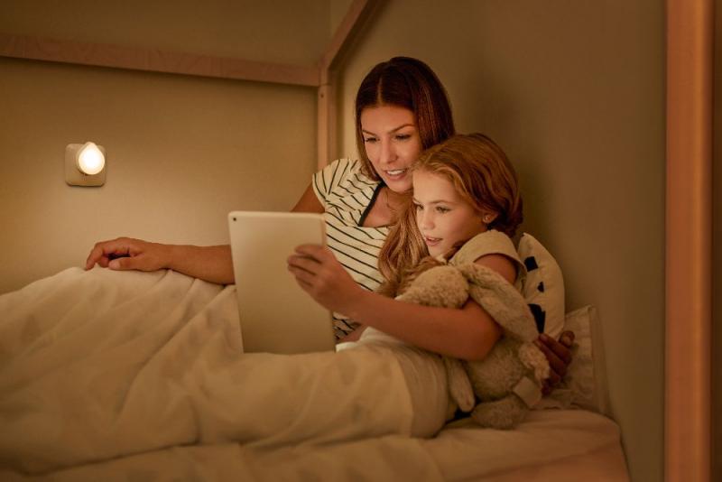 OSRAM Nachtlicht Lunetta Raindrop dimmbar Weiß