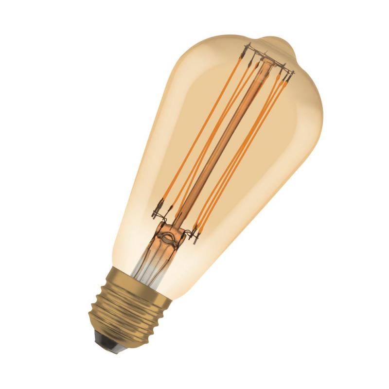Osram LED VINTAGE E27 Glühlampe Edison Filament dimmbar 8,8W wie 60W extra warmweißes gemütliches Licht