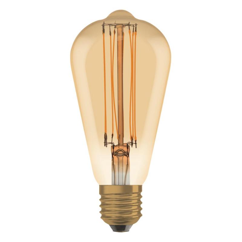 Osram LED VINTAGE E27 Glühlampe Edison Filament dimmbar 8,8W wie 60W extra warmweißes gemütliches Licht