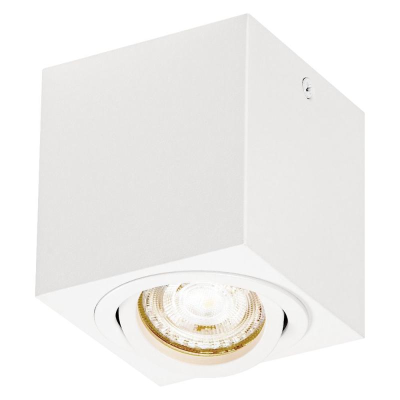 OSRAM Spot Surface Square GU10 Schwenkbarer Deckenstrahler in Weiß aus Metall