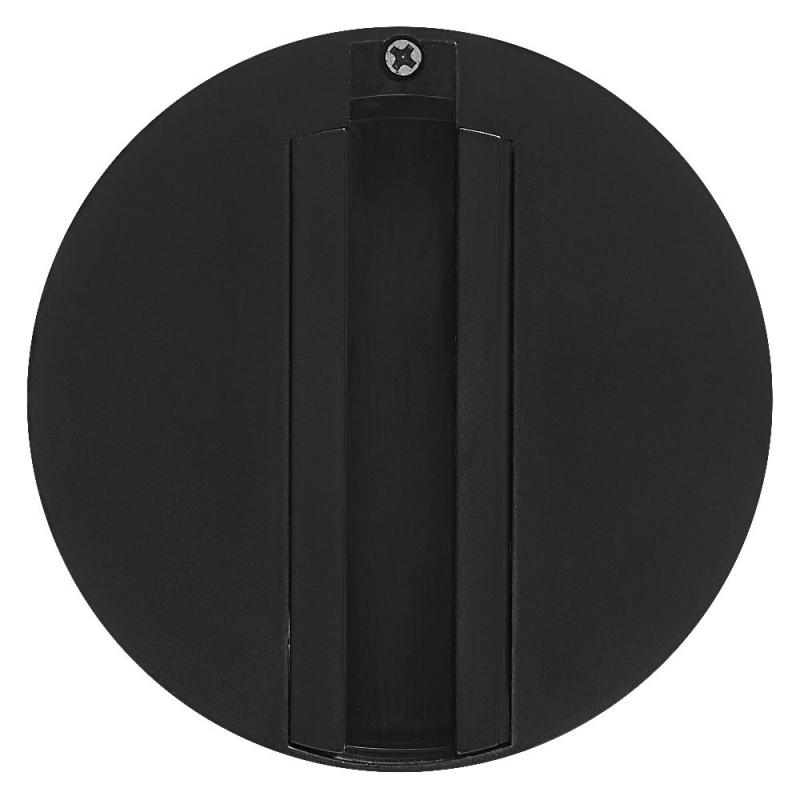 Osram 1-Phasen Schiene Tracklight Round Base Basisstation für Leuchtkopf Schwarz