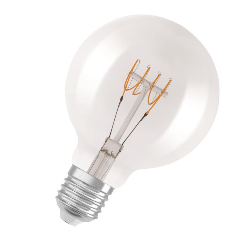 OSRAM LED VINTAGE E27 Glühlampe Globe 90 dimmbar 4,8W wie 40W warmweißes gemütliches Licht