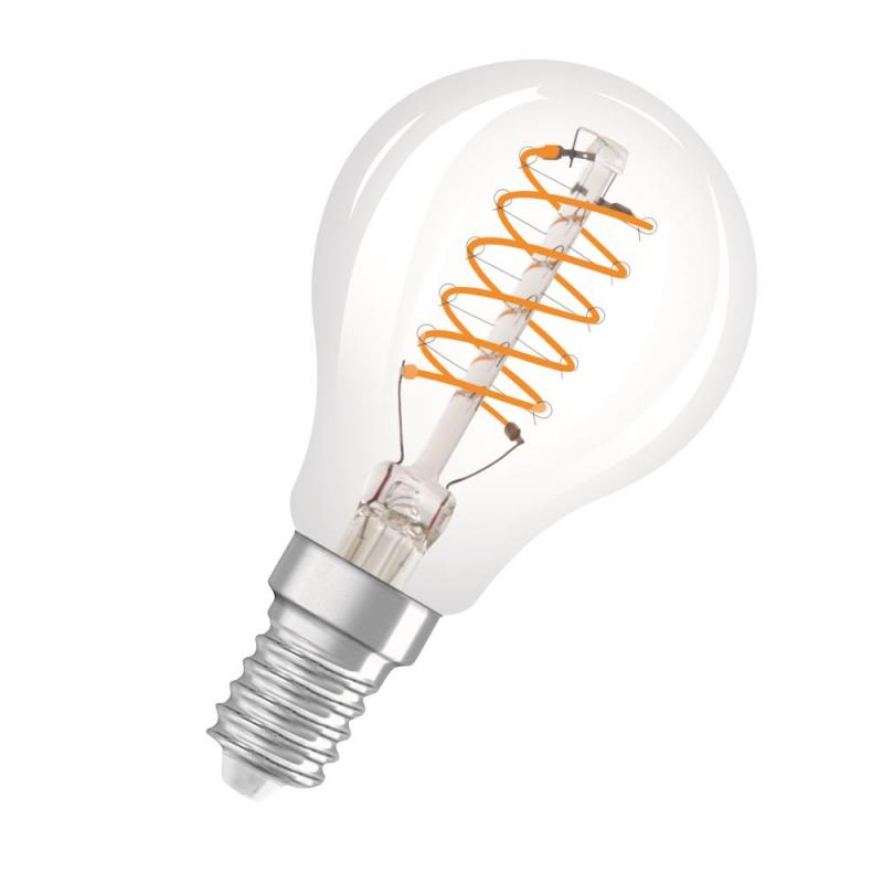 OSRAM E14 VINTAGE-Retro LED Tropfenlampe in klarem Filament dimmbar 4,8W wie 40W warmweißes gemütliches Licht 2700K