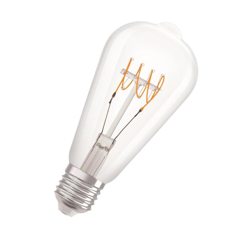 Osram LED VINTAGE E27 Glühlampe Edison 4,8W wie 40W dimmbar warmweißes gemütliches Licht