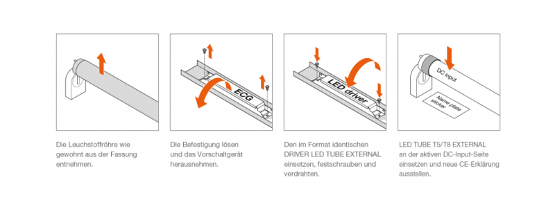 150cm Ledvance T8  G13 LED Röhre EXTERNAL 23W wie 58W 865 Tageslichtweiß dimmbar GLAS