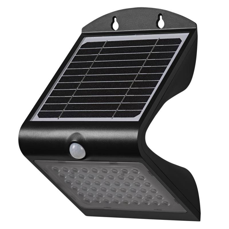 Osram Solar LED Außen Flutlicht ENDURA Flood Butterfly mit Sensor 1,5W 4000K neutralweißes Licht - Batterie aufladbar, umweltfreundlich, lange Lebensdauer, einfache Montage, IP65