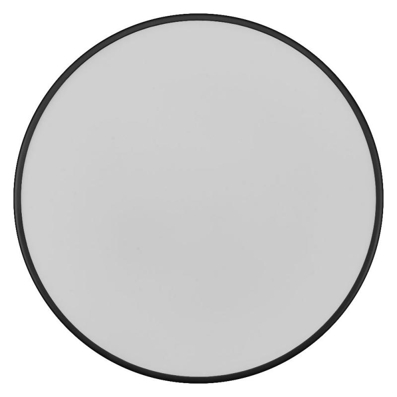 OSRAM Orbis Flache LED-Deckenleuchte Slim Moia Ø 48 cm in Schwarz 36W Warmweißes Licht