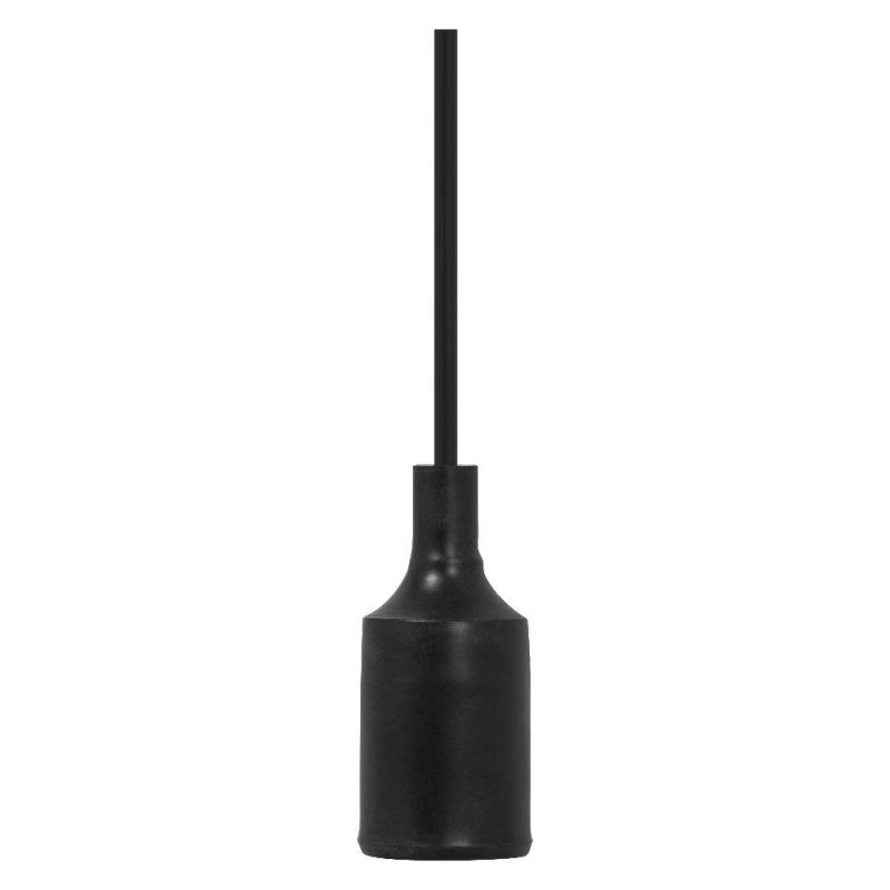 OSRAM VINTAGE 1906 PenduLum BELL Ø 9cm Schwarz aus Kunststoff - Schlichte Pendelleuchte mit E27 Fassung ohne Leuchtmittel