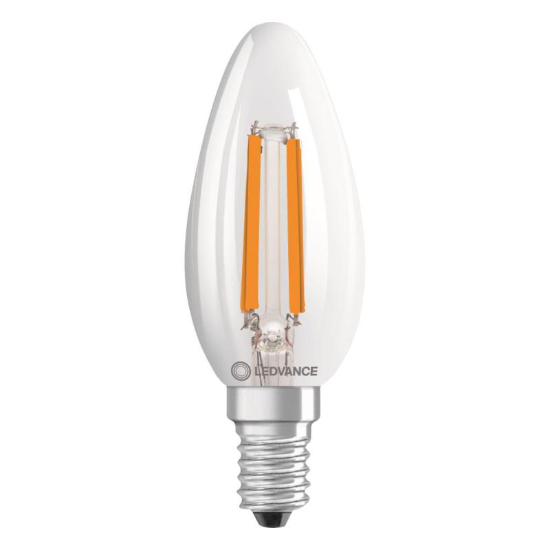 Ledvance E14 Effiziente dimmbare LED Kerzenlampe Classic 2,9W wie 40W 2700K warmweißes Licht