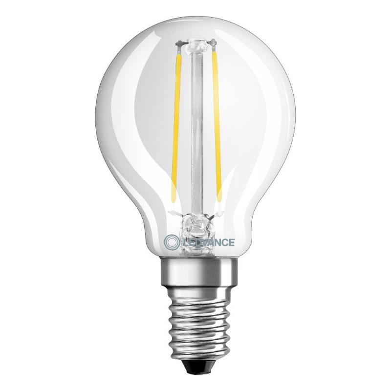 Ledvance E14 LED Filament Lampe Classic 2,5W wie 25W 2700K warmweißes Licht