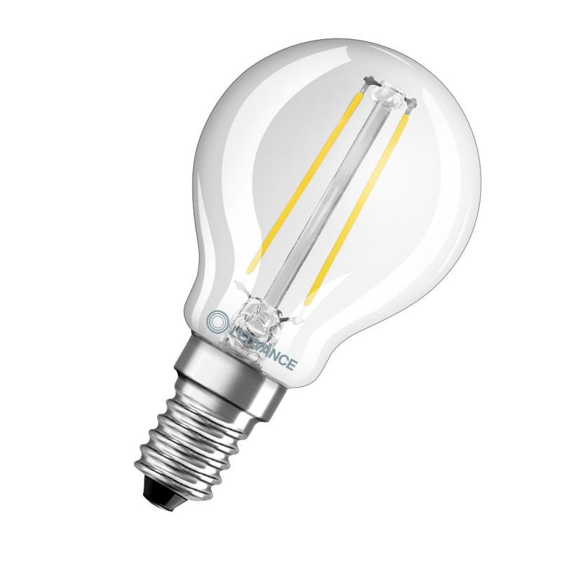Ledvance E14 LED Filament Lampe Classic 2,5W wie 25W 2700K warmweißes Licht