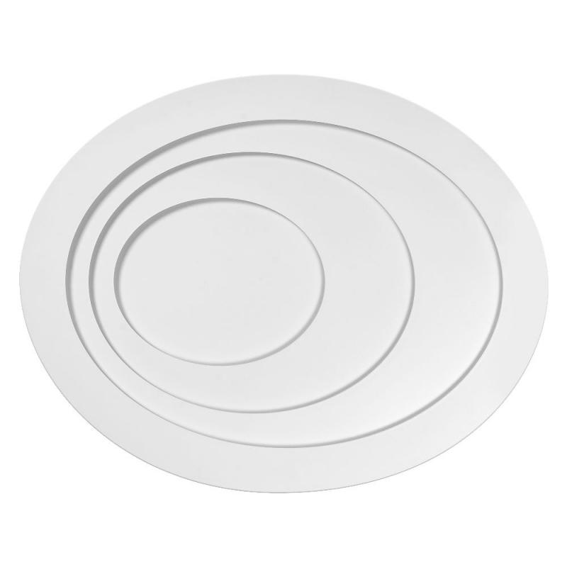 Osram LED-Deckenleuchte Orbis Spiral Oval 485mm 37W weiß Warmweißes Licht - direktes & indirektes Licht, sehr homogene Lichtverteilung
