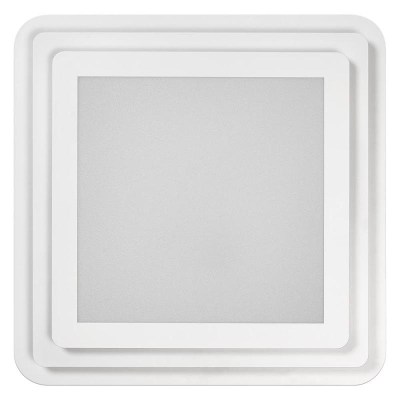 Osram LED-Deckenleuchte Orbis Spiral Layer Square weiß Warmweißes Licht - direktes & indirektes Licht, sehr homogene Lichtverteilung