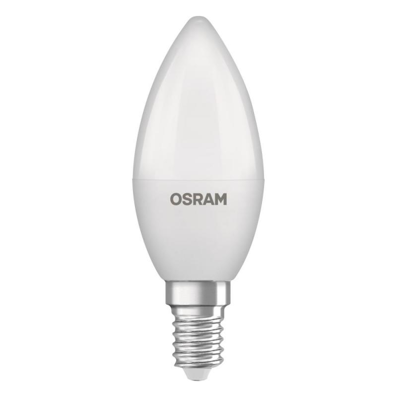 OSRAM E14 LED Kerzenlampe Recycled Plastic matt 4,9W wie 40W neutralweißes Licht