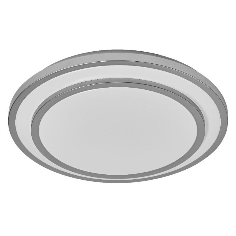 OSRAM Deckenleuchte Orbis Berlin 39cm mit silbernen Plastik-Ringen