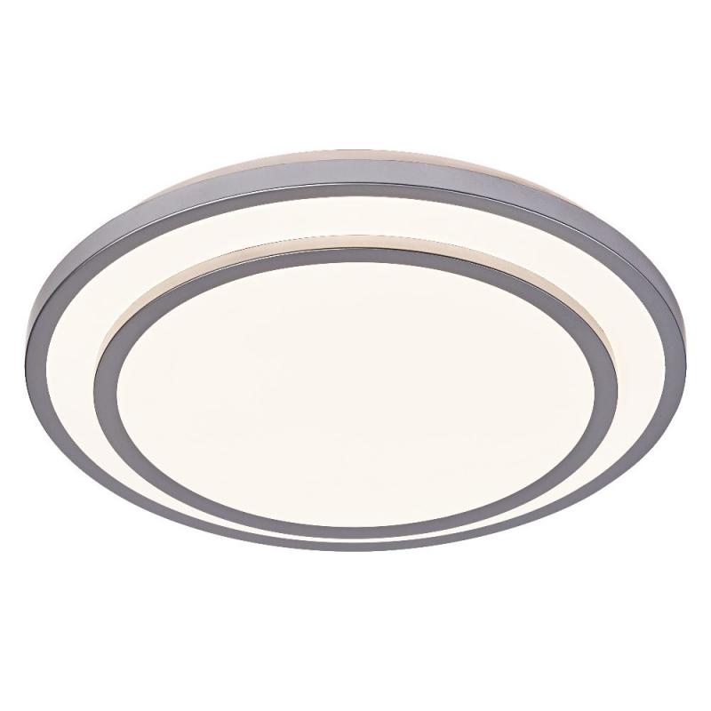 OSRAM Deckenleuchte Orbis Berlin 39cm mit silbernen Plastik-Ringen