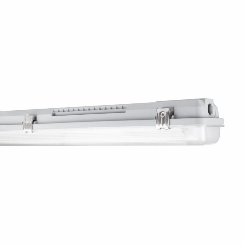60cm Osram LED Feuchtraumleuchte 2-flammig 6500K kaltweißes Licht -  Ledvance Gehäuse + 1 x Osram LED Kunststoff Röhre 2x6,6W wie 36W