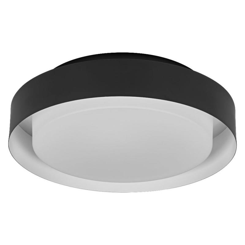 OSRAM Deckenleuchte Orbis Madrid Schwarz/Weiß - hochwertiges, modernes Design, Metallgehäuse, kann mit smarter Lampe bestückt werden