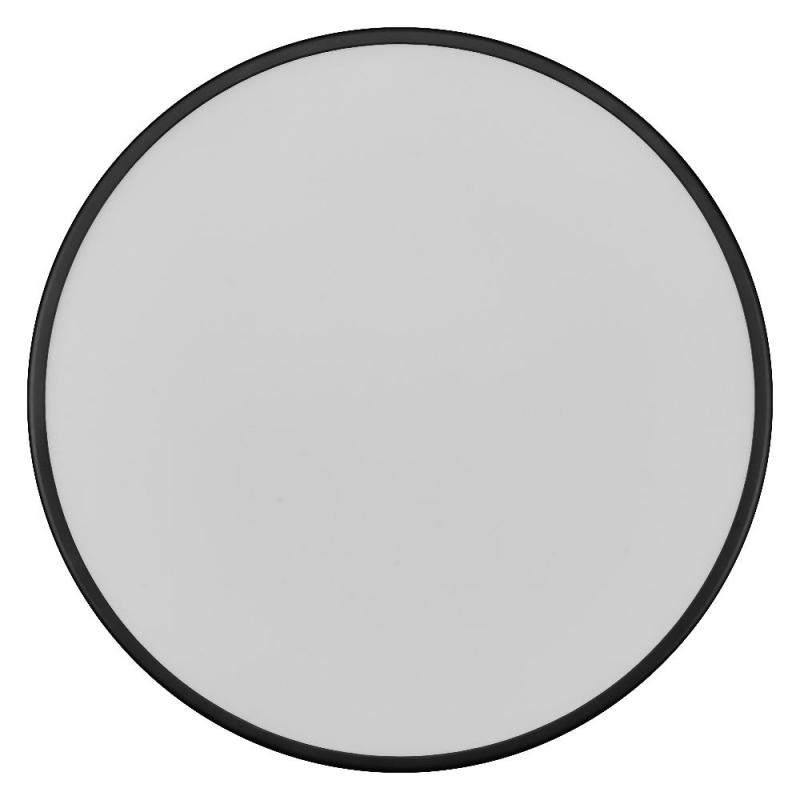 OSRAM Orbis Flache LED-Deckenleuchte Slim Moia Ø 38 cm in Schwarz 24W Warmweißes Licht