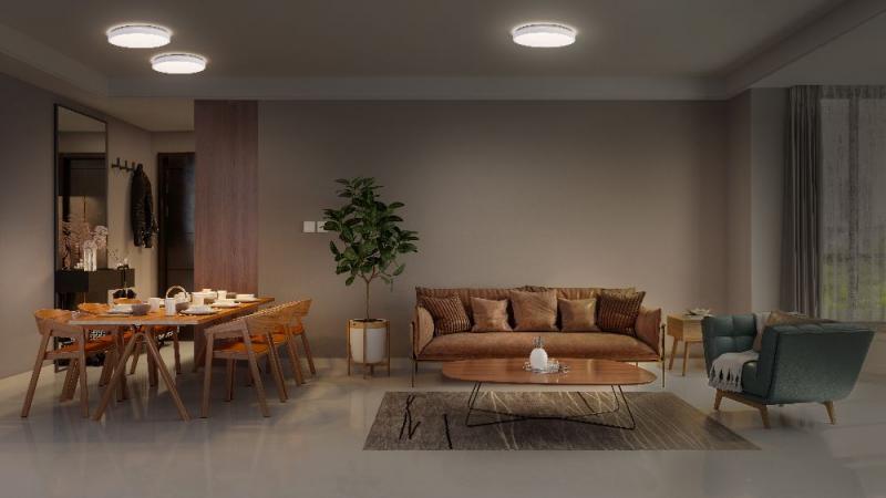 Osram Deckenleuchte Orbis London Weiß 28cm - warmweiße Lichtfarbe, sehr homogene Lichtverteilung, lange Lebensdauer