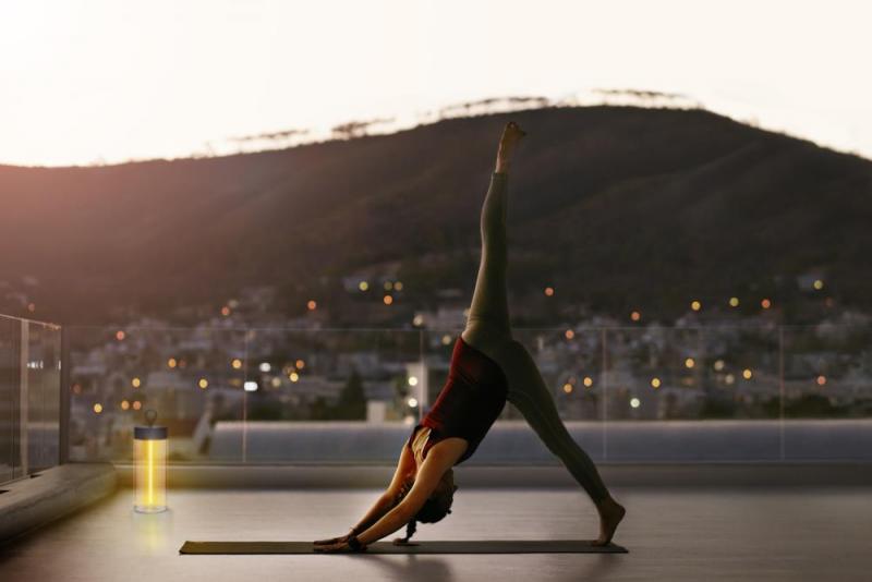 Osram LED-Akku-Tischleuchte DECOR FILAMENT dunkelgrau Höhe 32 cm