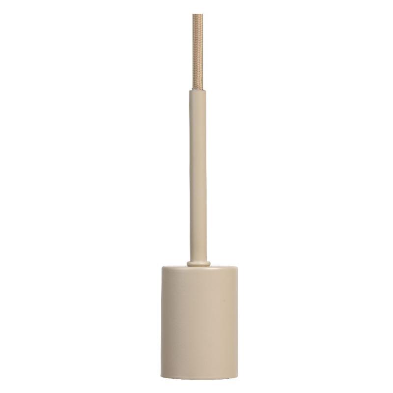 OSRAM VINTAGE 1906 PenduLum Needle Ø 10cm Beige aus Stahl - Schlichte Pendelleuchte mit E27 Fassung ohne Leuchtmittel