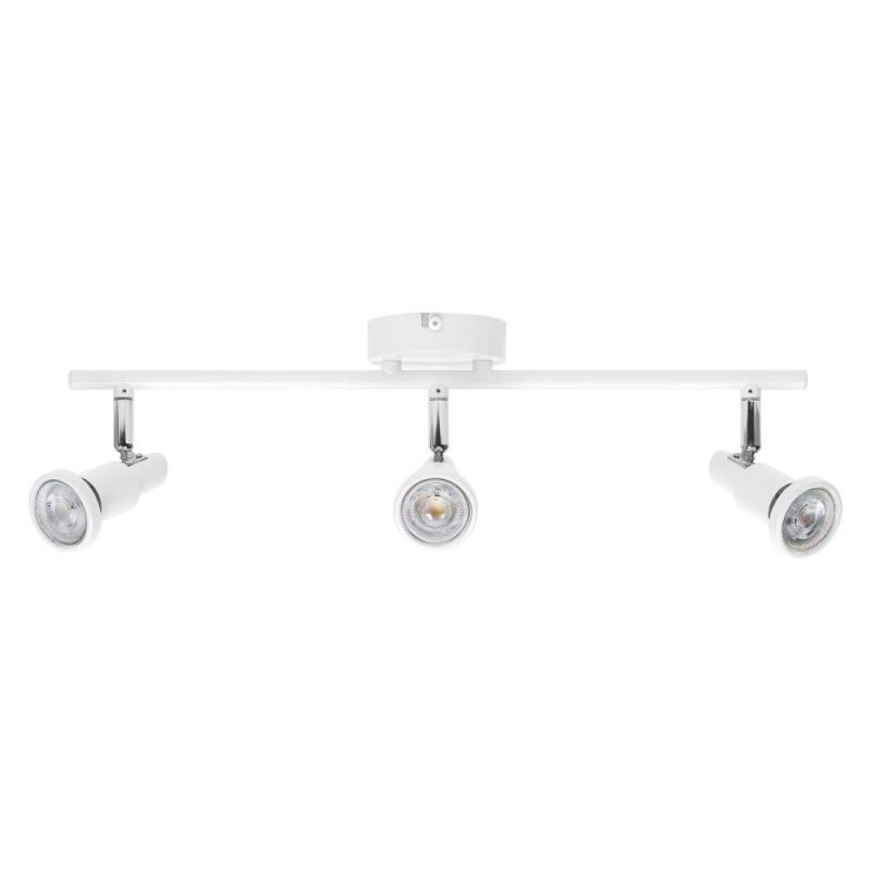 LEDVANCE LED SPOT GU10 3er Wand- und Decken Strahler dimmbar Weiß 2700K warmweiße Lichtfarbe