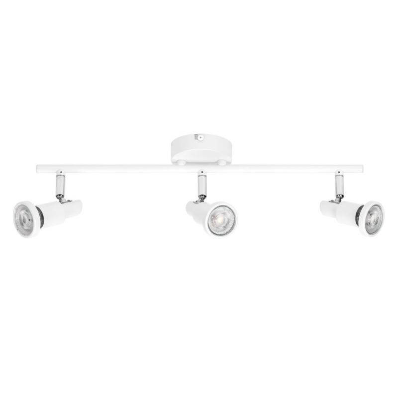 LEDVANCE LED SPOT GU10 3er Wand- und Decken Strahler dimmbar Weiß 2700K warmweiße Lichtfarbe