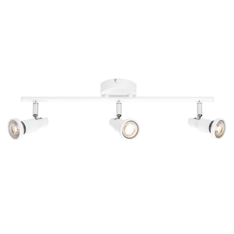 LEDVANCE LED SPOT GU10 3er Wand- und Decken Strahler dimmbar Weiß 2700K warmweiße Lichtfarbe